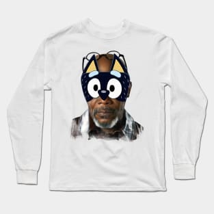 Good Daddy Behind Bluey Mask Long Sleeve T-Shirt